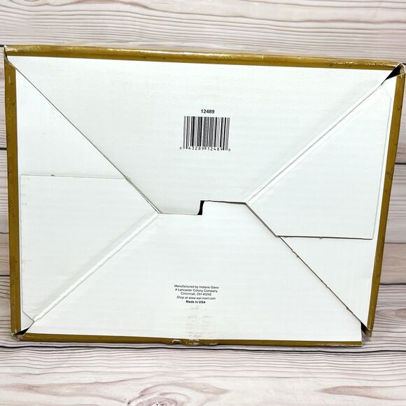 VTG Indiana Glass Centerpiece Bowl Facet-Cut Clear Glass Pedestal Fruit Dish EUC - Picture 12 of 13